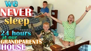 24 Hours with 6 Kids at Our Grandparents House!