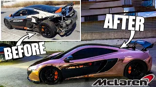 Η McLaren του Σπύρου Πανόπουλου επισκευάστηκε και άλλαξε χρώμα!