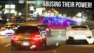 *CRAZY!* STREET RACERS VS. POLICE [High Speed Chases!]