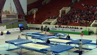 Mexico 1 (MEX) W - 2018 Trampoline Worlds, St. Petersburg (RUS) - Qualification Synchro R1