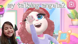 Jogando my talking angela 2 pela primeira vez no canal -manuzinhavilla games