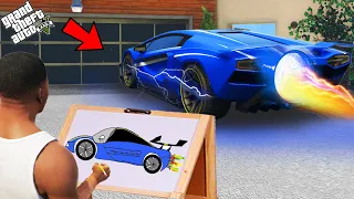 Franklin Search The Electric Booster Super Car With The Help Of Using Magical Painting In Gta V