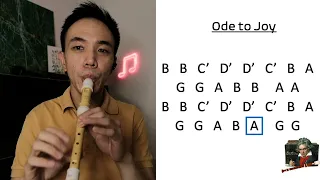 Ode to Joy - Recorder Play Along