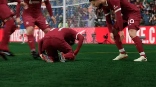 EA SPORTS FC 24 Salah Stunning Volley Merseyside Derby