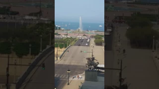 Chicago fountain with the Married with Children music