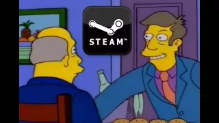 Steamed Hams but everything is steamed