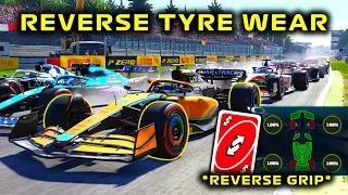 I Changed The Tyres To Have Reversed Tyre Wear In F1 22