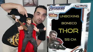 Unboxing | Brinquedo Boneco Thor  Mimo 55CM