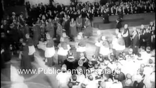 Last rites and funeral for Pope Pius XII 1958 newsreel archival stock footage