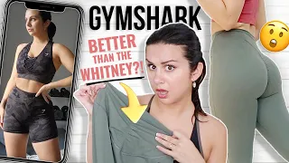WHY ARE WE NOT TALKING ABOUT THESE NEW GYMSHARK SCRUNCH LEGGINGS? + CAMO CHANGES TRY ON HAUL REVIEW