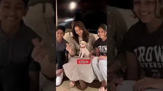 Actress Jyothika & Family Adopted Indian Street Dog |  Surya , Diya & Dev ❤️#shorts #ytshorts #viral