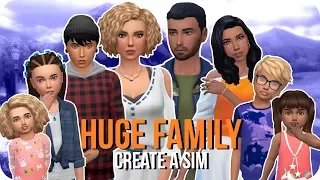 Sims 4 Parenthood | Huge Family Create A Sim