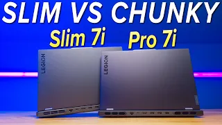 Head-to-Head Lenovo Legion Pro 7i Vs Slim 7i + Full Benchmarks