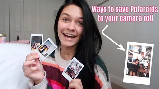 2 ways to save Polaroids to your camera roll