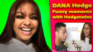 DANA Hodge Awkward & Funny moments with The Hodgetwins(Dad&Uncle) REACTION