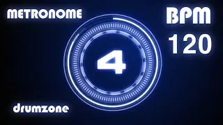 120 BPM   Metronome   Click & Voice  1 hour