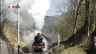 Keighley & Worth Valley Railway - The Steam gala 2024 - 23/03/24 - 4K