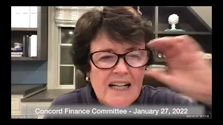 Concord Finance Committee  January 27, 2022