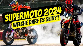 Supermoto Vergleich 2024 ( Ducati 698 Mono vs. 3 fach Power aus Österreich)