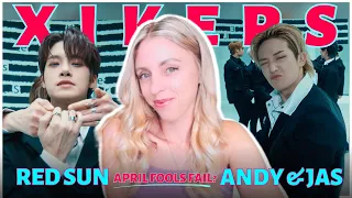 xikers: RED SUN - Performance Vid + Dance Practice + April Fools *Fail* | Andy & Jas PT.2!!