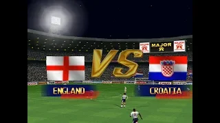 N64 International Superstar Soccer 98 - World Cup Russia 2018 - Semi-Final: Croatia vs England