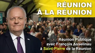 Réunion à la Réunion avec François Asselineau à Saint-Pierre de la Réunion