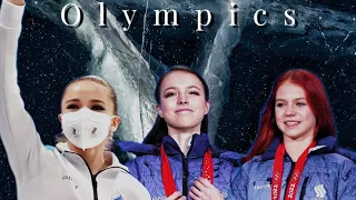 Олимпиада 2022/Фигурное катание 💔⛸️//Трусова,Щербакова,Валиева