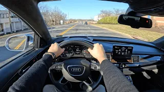 2017 Audi A8L 4.0T Quattro - POV Test Drive | 0-60