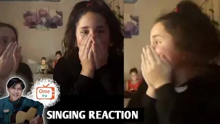 Mereka mulai tersenyum ketika aku bernyanyi That's my goal ( Singing Reaction ) OmeTV