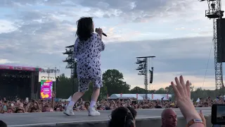 Front Row at Billie Eilish - Bury a Friend - p2 (Lollapalooza Stockholm Festival 2019) 2019.06.28