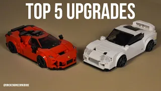 TOP 5 LEGO Speed Champions Upgrades