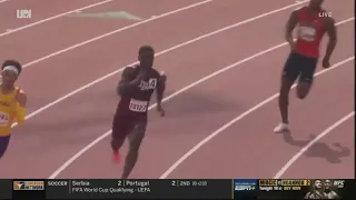 Terrance Laird drops 19.81 the 3rd fastest time in NCAA at Texas Relays 2021