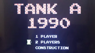 Sounds & Reactions To Tank A 1990 Vintage Game-(1990, NES; Battle City)-2 Players-Completed Levels