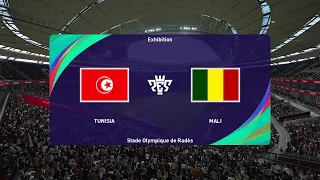 Tunisia vs Mali - Stade Olympique de Rades | 29/03/2022 | PES 2021 Gameplay