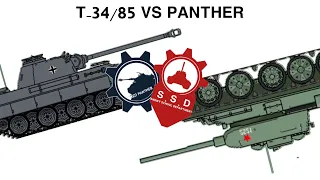 T-34/85 VS PANTHER "remastered"
