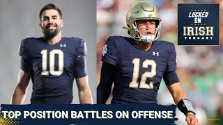 Can Tyler Buchner beat out Sam Hartman to be the starting Quarterback for Notre Dame?