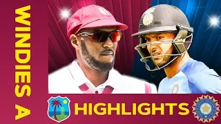 West Indies A vs India A - Match Highlights | 2nd Test - Day 3 | India A Tour of West Indies