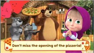 Masha and the Bear Kitchen Pizzeria Games 🐻🍯
