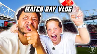 ARSENAL 4-2 LEICESTER CITY | MATCHDAY VLOG | JESUS STARS ON HOME DEBUT WHILE VARDY GETS BANTERED LOL