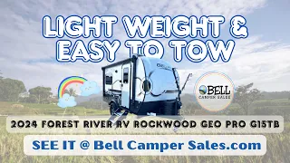 Check out the smallest walkable trailer in the Rockwood line up 👀  👋 The Rockwood Geo Pro 15TB