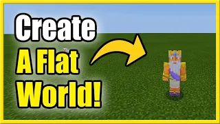 How to Make a FLAT World in Minecraft on Bedrock Edition (PS4, PS5, Xbox, Mobile, PC, Switch)