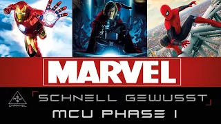 Das Marvel Cinematic Universe MCU Phase 1 - Schnell Gewusst