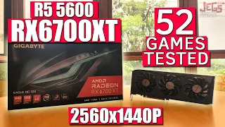 RX 6700 XT + Ryzen 5 5600 tested in 52 games | highest settings 1440p benchmarks!