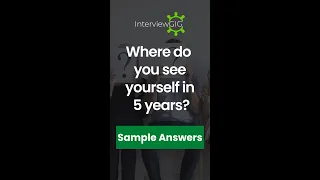 Interview Question 2: Where do you see yourself in 5 years-Best Sample Answers #shorts
