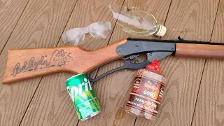 How Powerful Is A Red Ryder BB Gun? Cans, Bottles, Windows, And More!