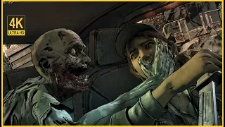 The Walking Dead The Final Season: Clementine & AJ Car Escape Scene (4K 60FPS)