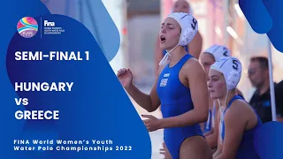 Semi Final 1 | FINA World Women's Youth Water Polo Championships 2022