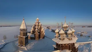 Зимние Кижи с высоты птичьего полета: Новое видео 360° от компании AirPano