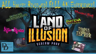 Land of Illusion Scream Park - ALL houses reviewed! Full park experience (Middletown, OH. 2020)