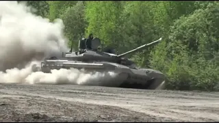 Испытания танка Т-90М Прорыв/Tests of the T-90M Breakthrough tank